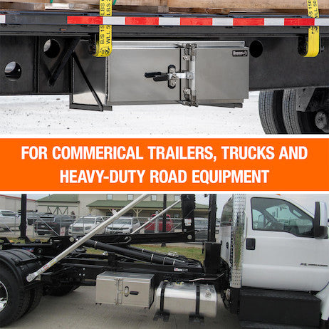Buyers 1763103 - Smooth Aluminum Barn Door Underbody Truck Tool Box