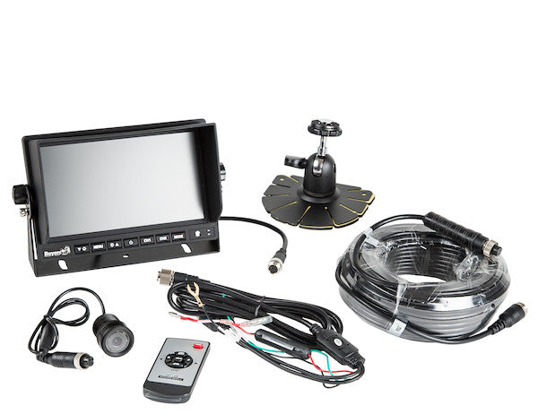 Backup Camera System with Recessed Night Vision Backup Camera