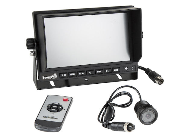 Backup Camera System with Recessed Night Vision Backup Camera