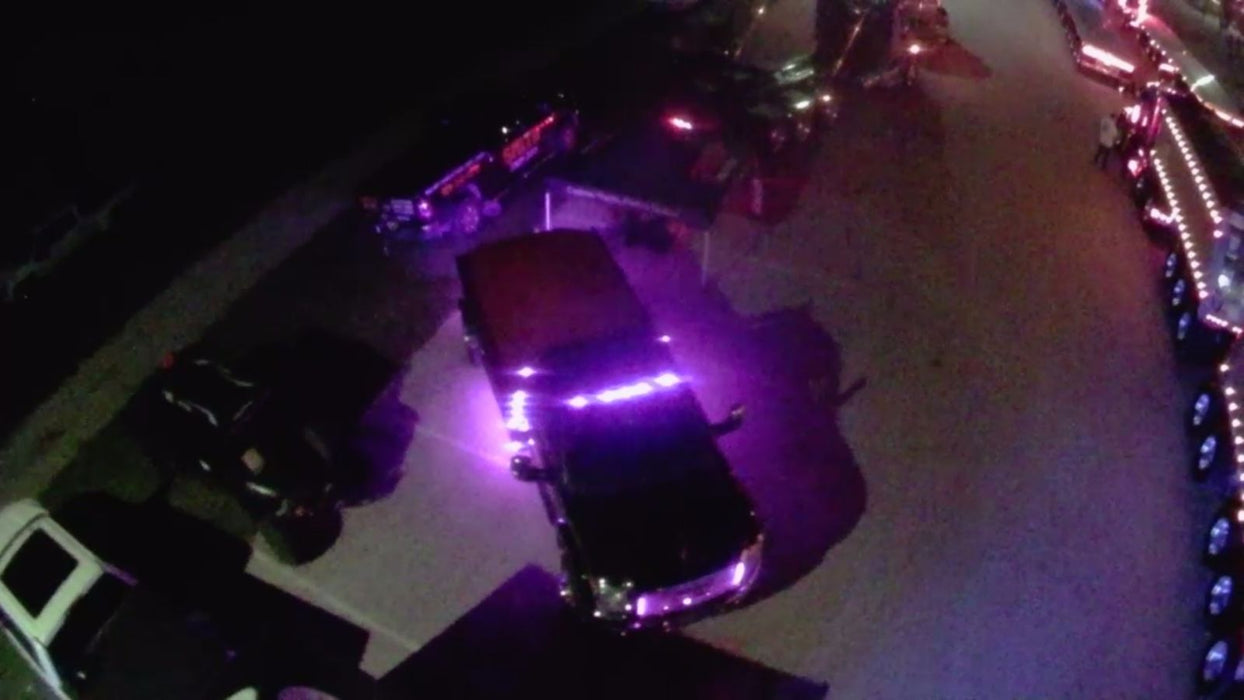 Trux Dual Revolution Purple Center Glow Strips