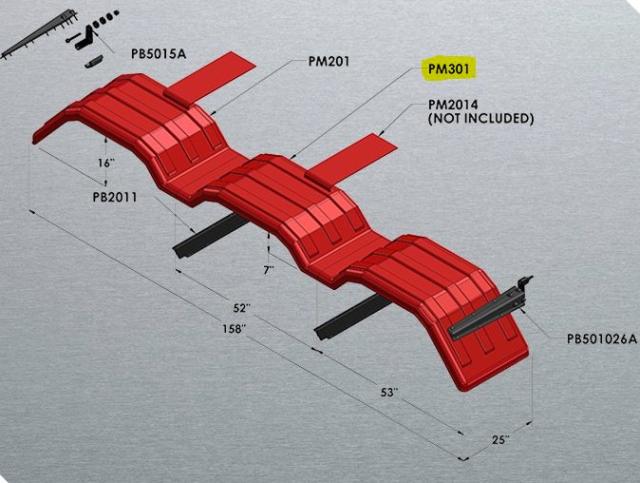 PM301B Minimizer Fender for Multi Axle